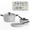 berghoff glintz white 5 pcs cooking set