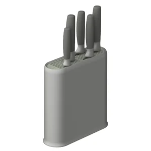 BergHOFF Balance Knife Block Set 6-piece grey recycled plastic UAE