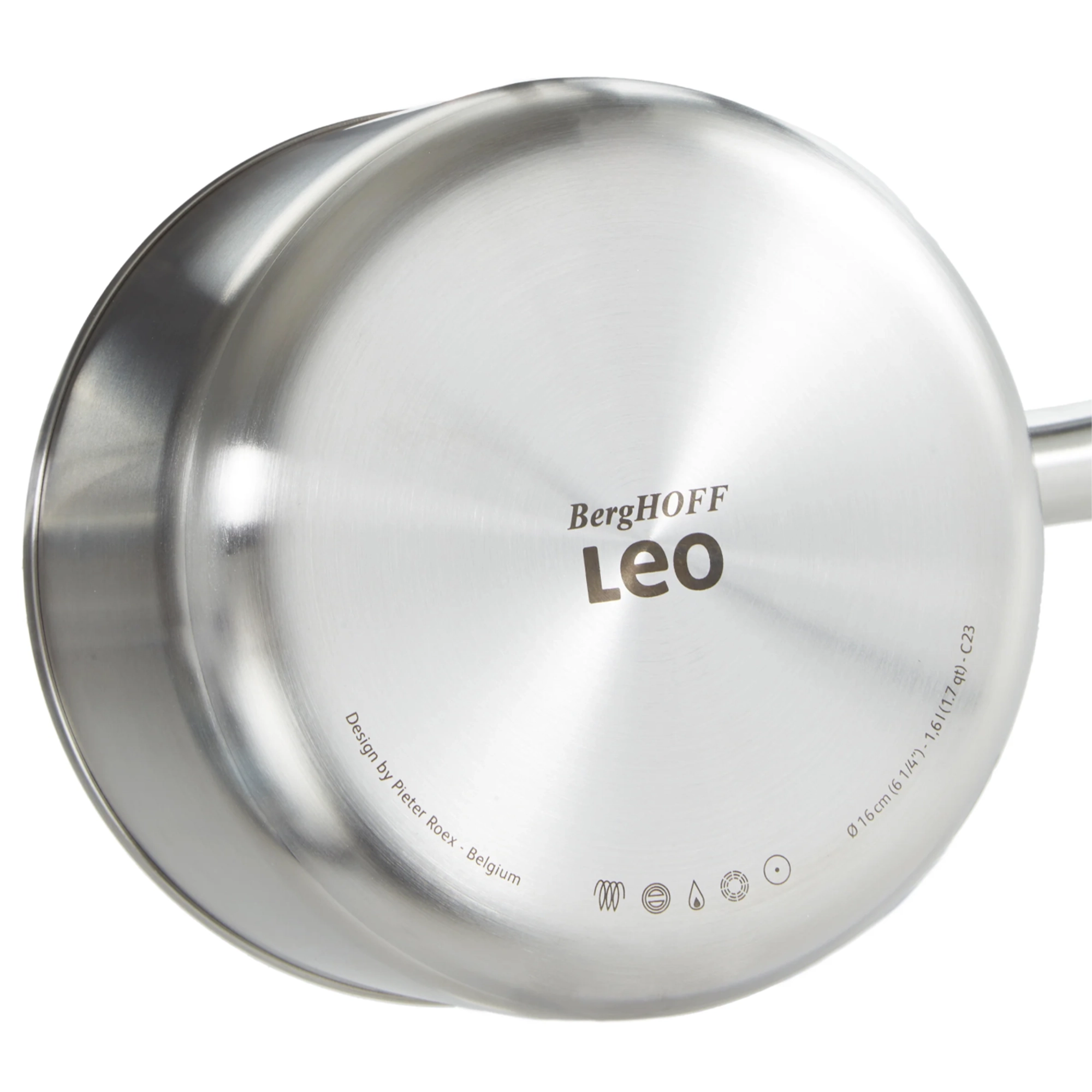 BergHOFF Leo Graphite Saucepan 16cm stainless steel metal UAE BergHOFF Leo Graphite Saucepan 16cm stainless steel metal UAE