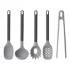 BergHOFF LEO Cooking Utensil Set 5-piece heat-resistant silicone gray UAE