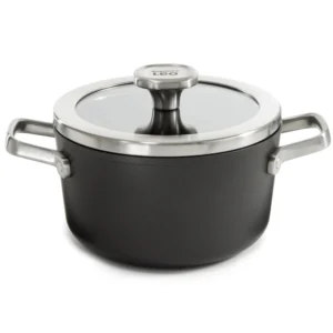 BergHOFF Leo Graphite Ceramic Stockpot 8 inch gray glass lid UAE