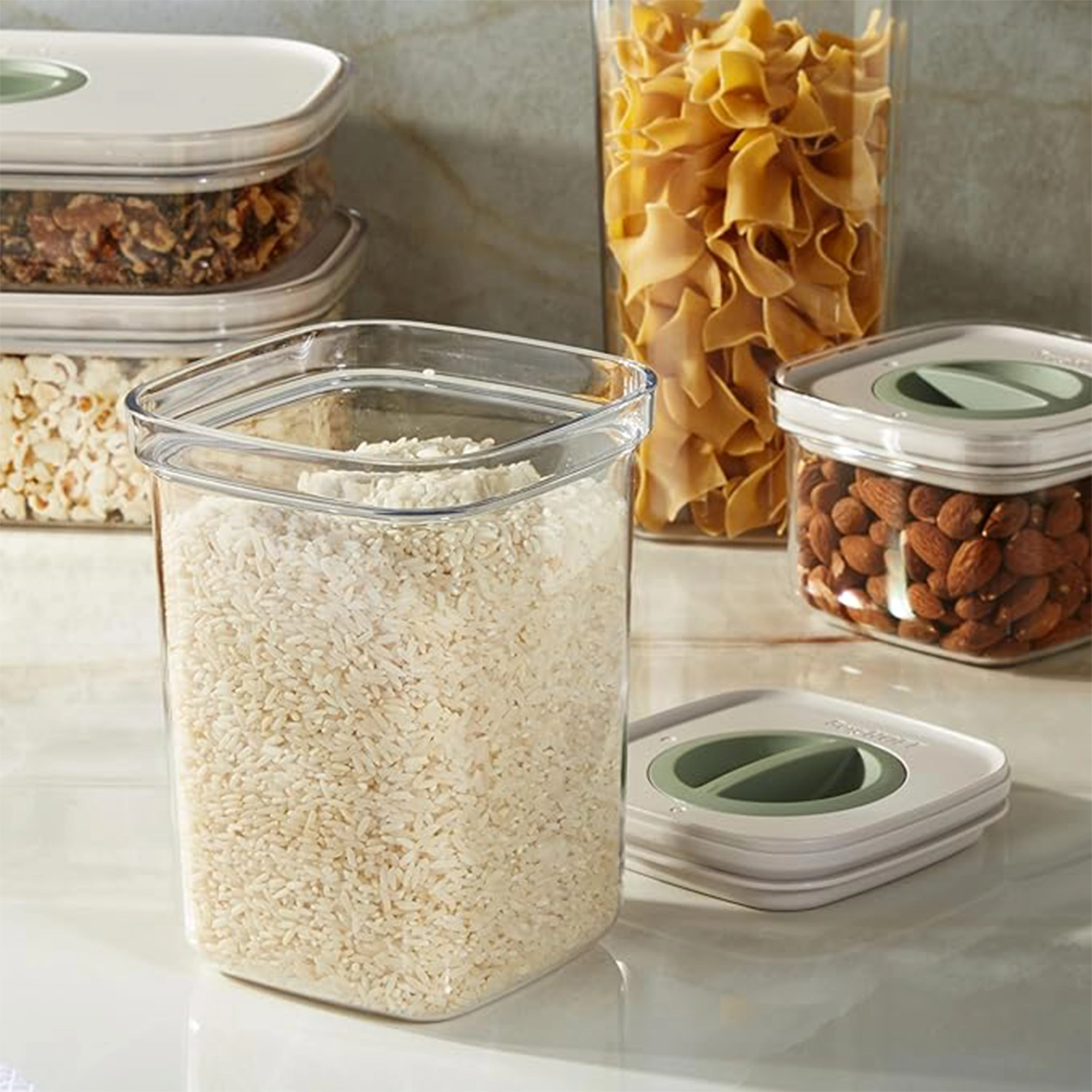 BergHOFF LEO Smart Seal Food Container Set 5-piece multicolor airtight UAE BergHOFF LEO Smart Seal Food Container Set 5-piece multicolor airtight UAE