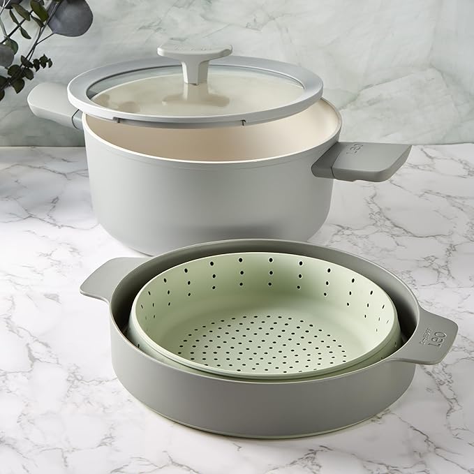 BergHOFF Leo Balance Moonmist Non-Stick Soup/Vegetable StockPot with Lid 24 x 11.50 cm BergHOFF Leo Balance Moonmist Non-Stick Soup/Vegetable StockPot with Lid 24 x 11.50 cm