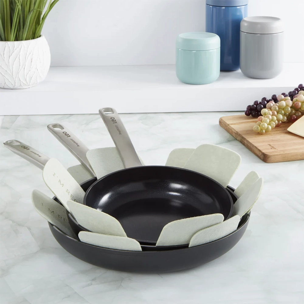Leo Graphite Frying 3Pan Set 4 Leo Graphite Frying 3Pan Set 2