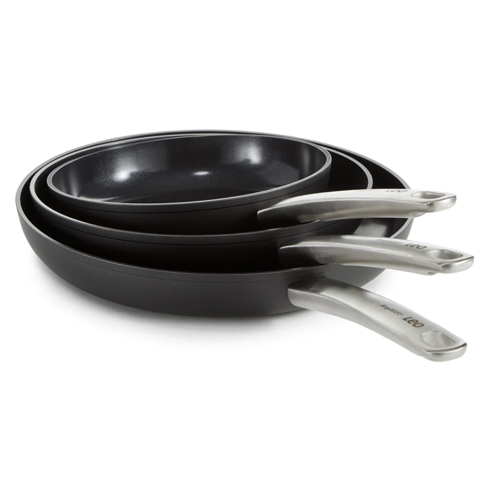 Leo Graphite Frying 3Pan Set 7 Leo Graphite Frying 3Pan Set 2