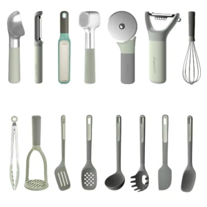 BergHOFF Balance Kitchen Utensil Set 15-piece light green recycled plastic UAE