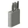 BergHOFF Balance 6-Piece Knife Block Set, Recycled Plastic, Grey