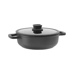 Berghoff Leo Stone Saute Pan 28cm 5Qt with Glass Lid 1
