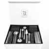 BergHOFF Essence 72-Piece Flatware Set - open gift box showing all cutlery pieces